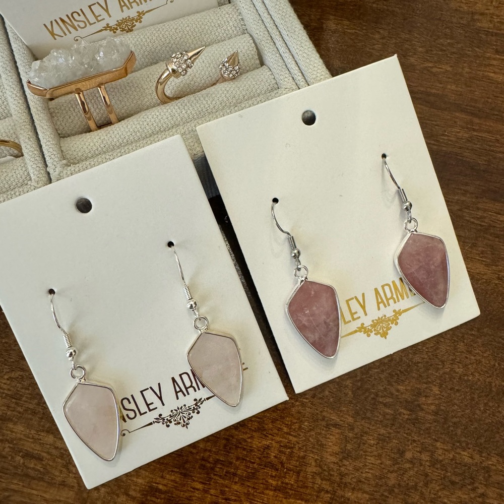 Stone earrings